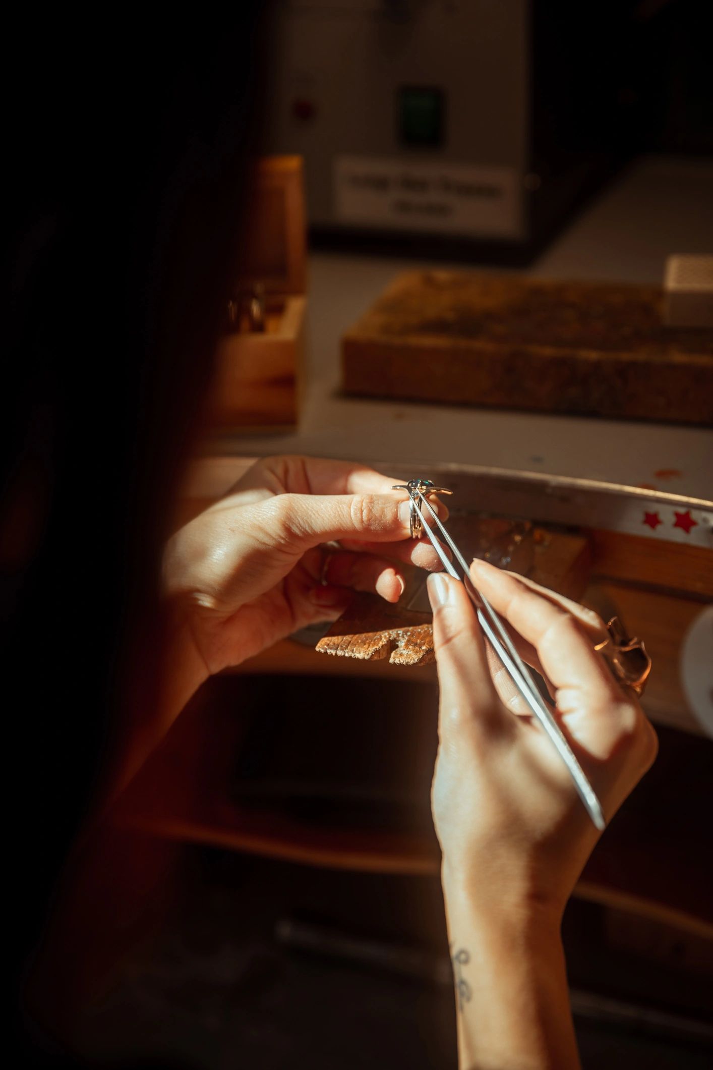 artisan jewelry showcase